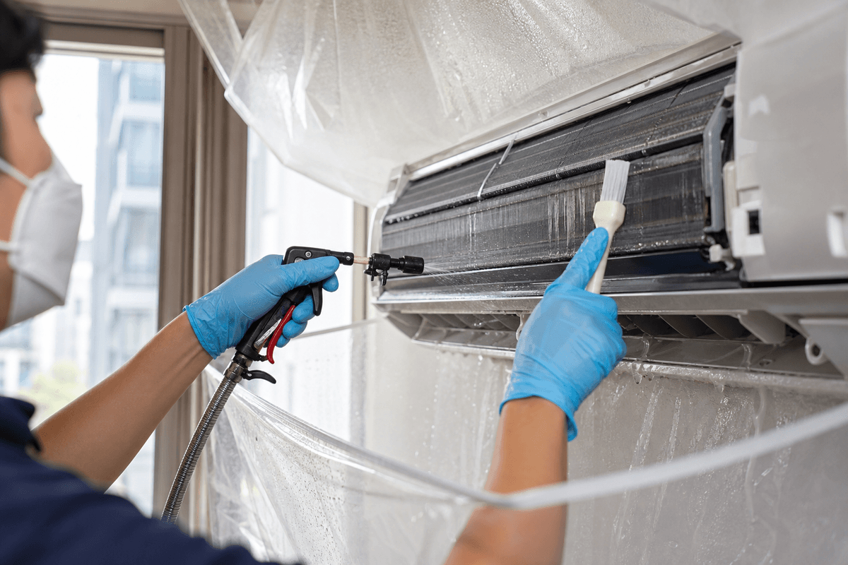 창원시 벽걸이형 에어컨 세척 2